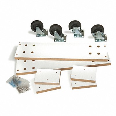 Slatwall Casters and Mobile Kits